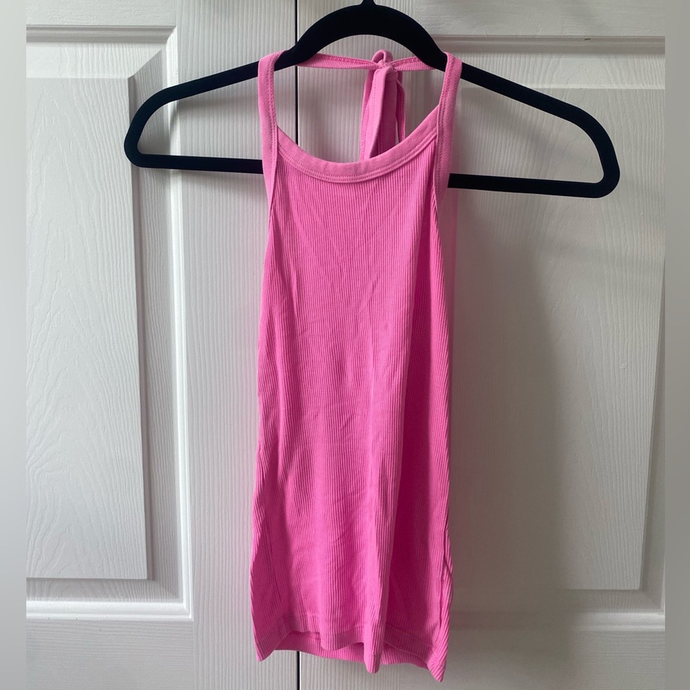 aerie hot pink Xs halter top